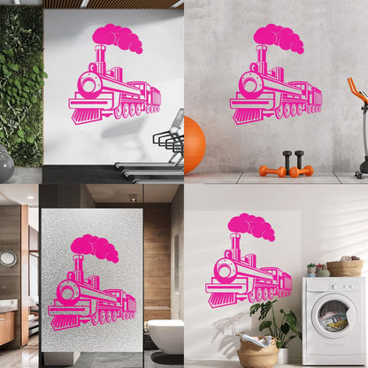Lettering Stickers Train Steam Railway Boy Toy Shop Multiple Size Options