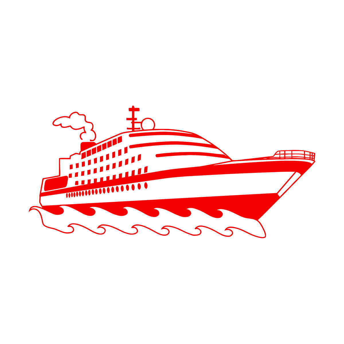 Ship Boat Yacht Children'S Nautical Mural And Wall Vinyl Decal Wall Beautification