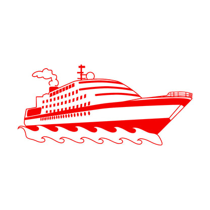 Ship Boat Yacht Children'S Nautical Mural And Wall Vinyl Decal Wall Beautification