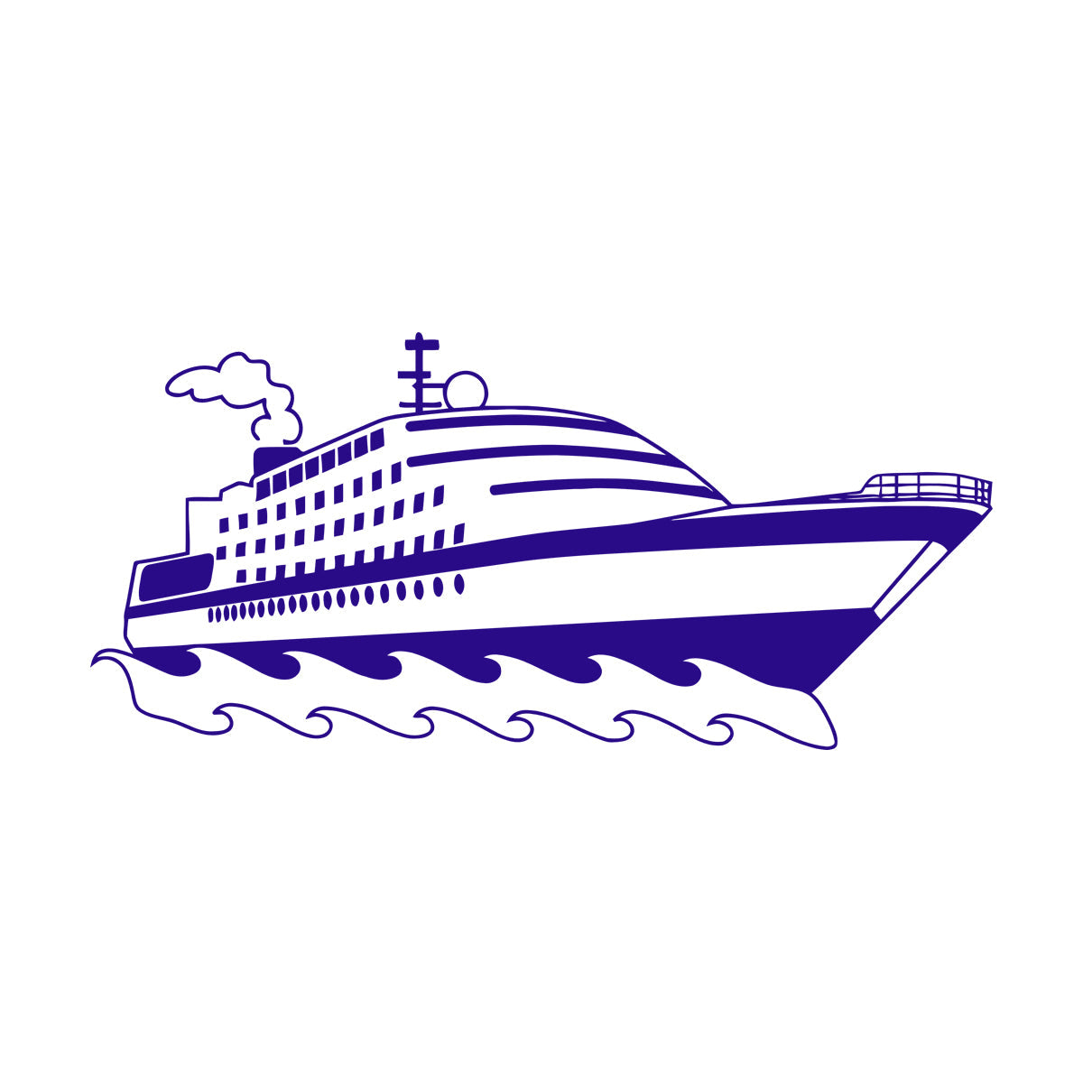 Ship Boat Yacht Children'S Nautical Mural And Wall Vinyl Decal Wall Beautification