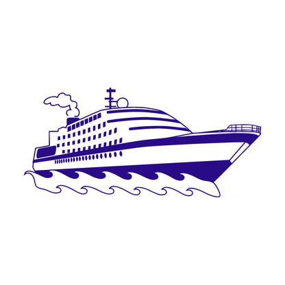 Ship Boat Yacht Children'S Nautical Mural And Wall Vinyl Decal Wall Beautification