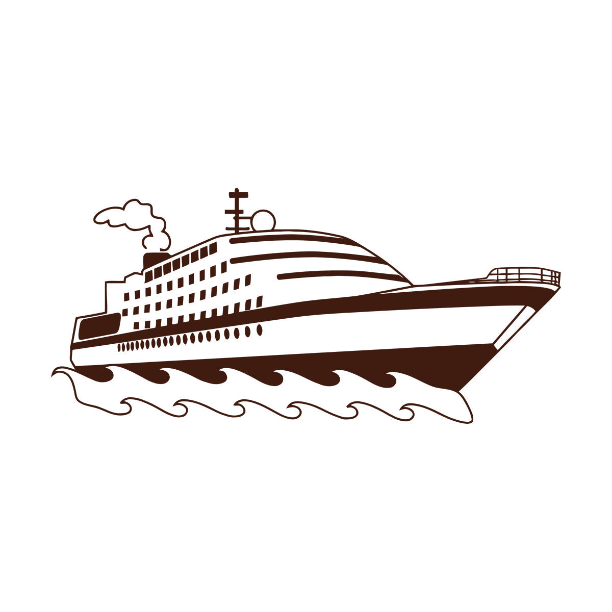 Ship Boat Yacht Children'S Nautical Mural And Wall Vinyl Decal Wall Beautification