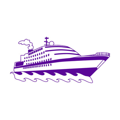 Ship Boat Yacht Children'S Nautical Mural And Wall Vinyl Decal Wall Beautification