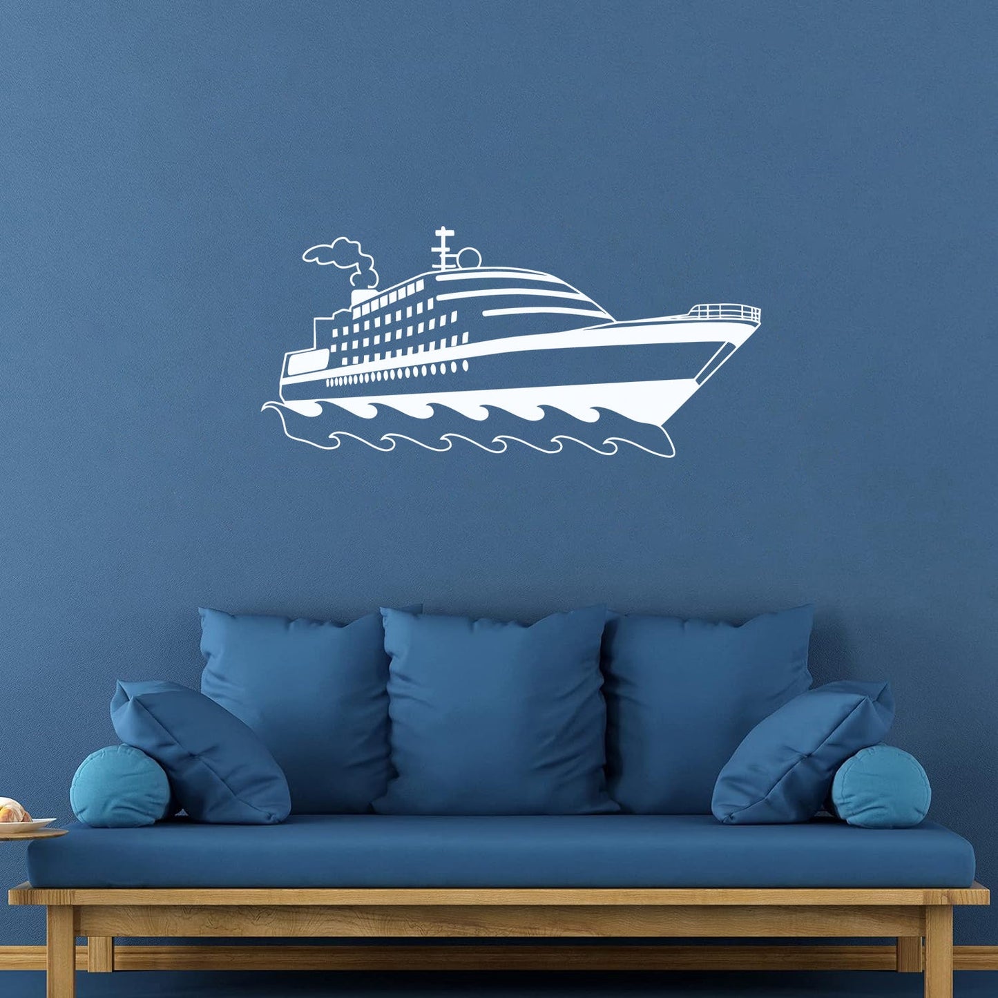 Ship Boat Yacht Children'S Nautical Mural And Wall Vinyl Decal Wall Beautification