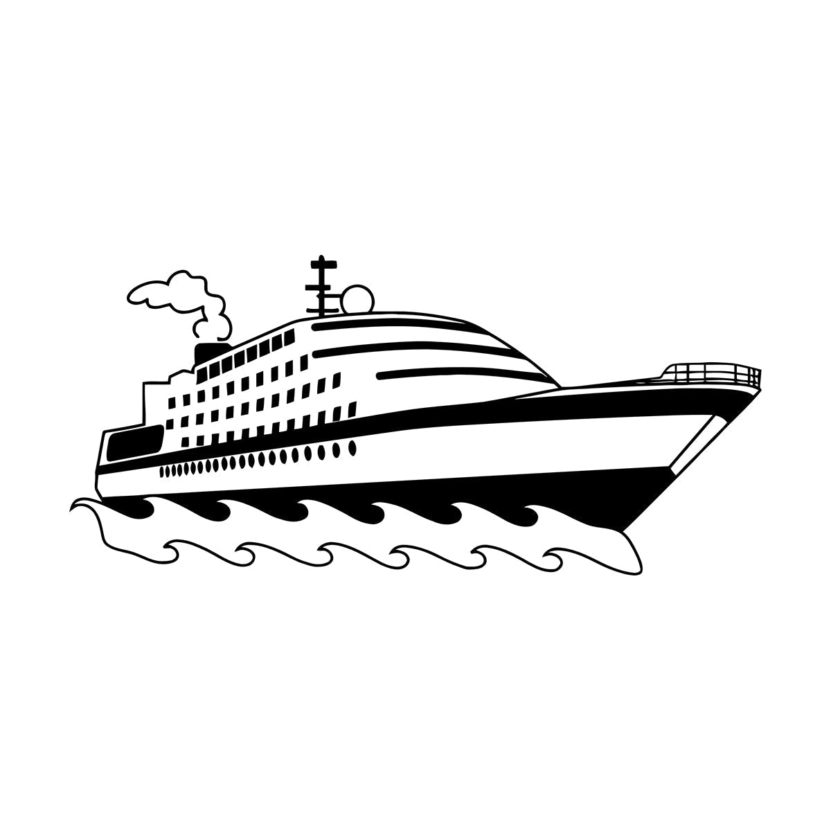 Ship Boat Yacht Children'S Nautical Mural And Wall Vinyl Decal Wall Beautification