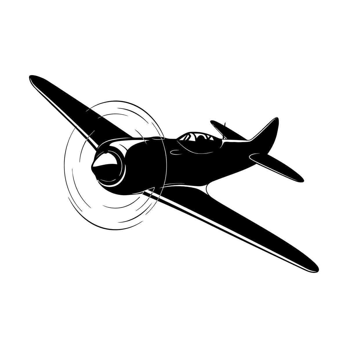 Aircraft Airplane Plane Pilot Aviator Lettering Stickers Equipped With Transfer Film Kit