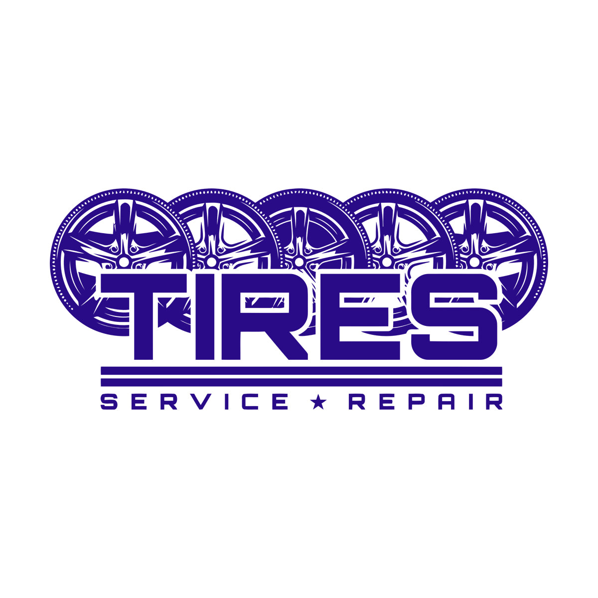 Mural And Wall Vinyl Decal Auto Racing Tires Wheel Service Repair Garage Multiple Size Options