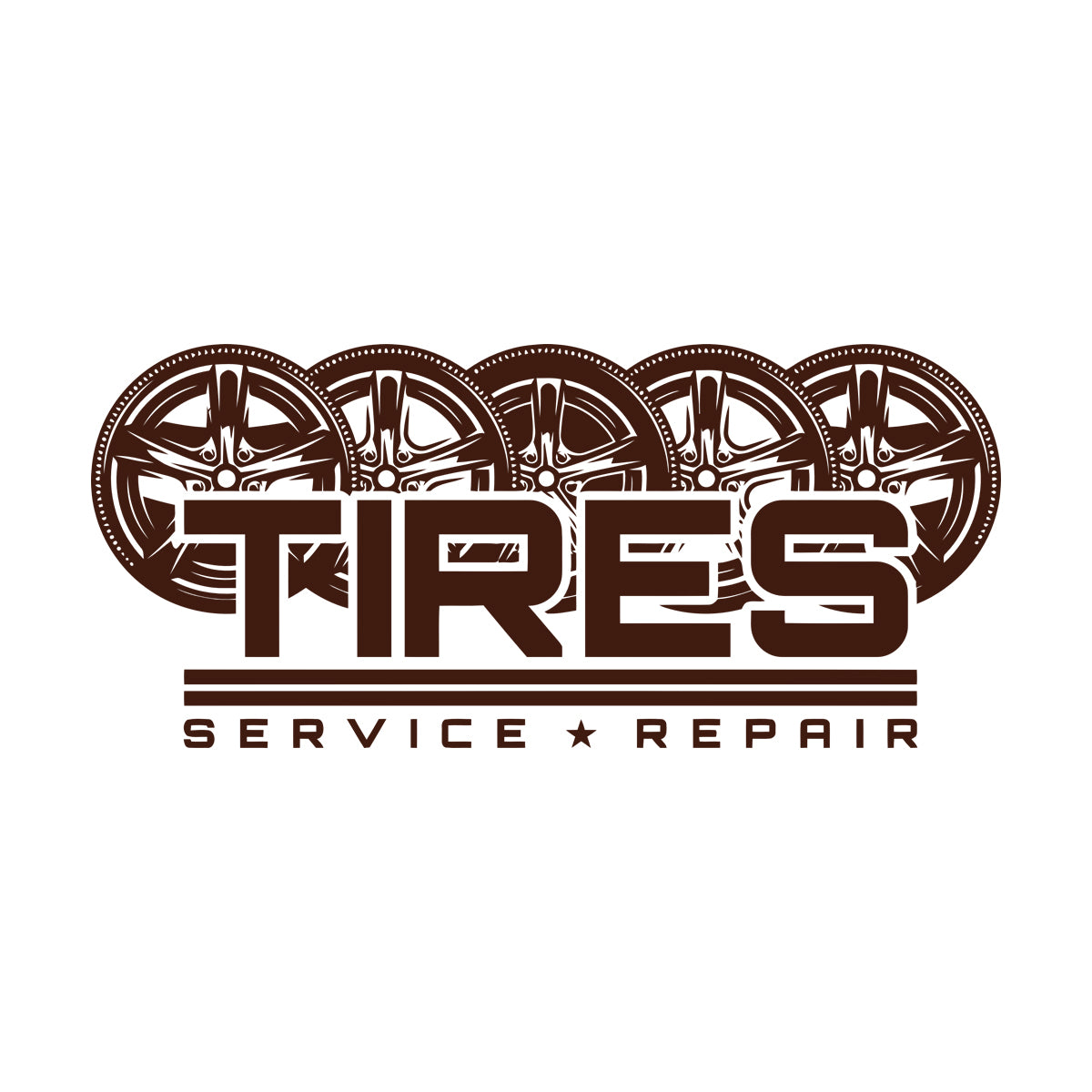 Mural And Wall Vinyl Decal Auto Racing Tires Wheel Service Repair Garage Multiple Size Options