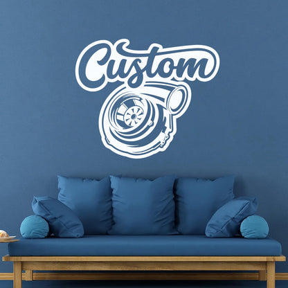 Wall Decals Paster Paper Custom Motors Service Auto Repair Shop Garage Window Decals