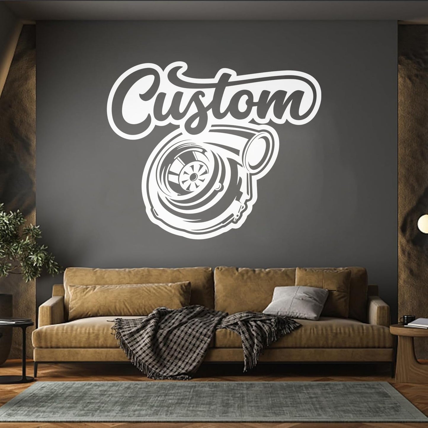 Wall Decals Paster Paper Custom Motors Service Auto Repair Shop Garage Window Decals