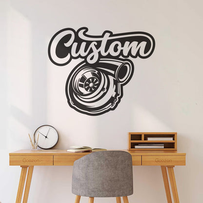 Wall Decals Paster Paper Custom Motors Service Auto Repair Shop Garage Window Decals