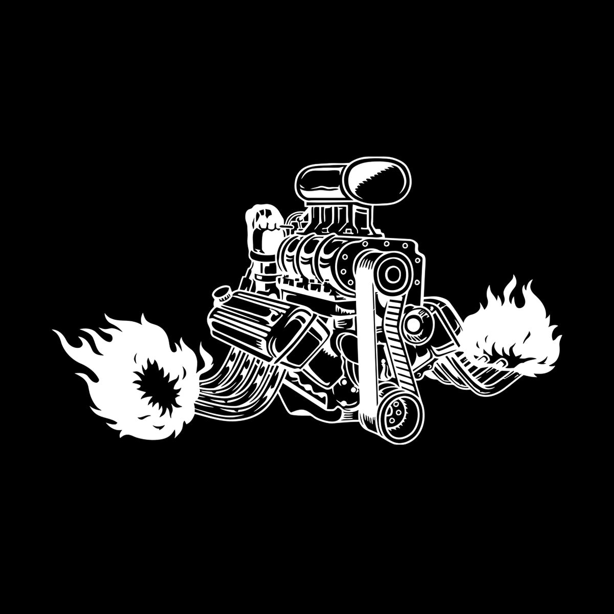 Mural And Wall Vinyl Decal Engine Repair Service Mechanism Garage Self Adhesive