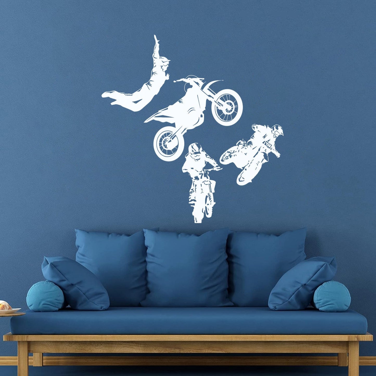 Wall Decals Freestyle Motocross Motorcycle Racer Extreme Sports Car Body Decoration