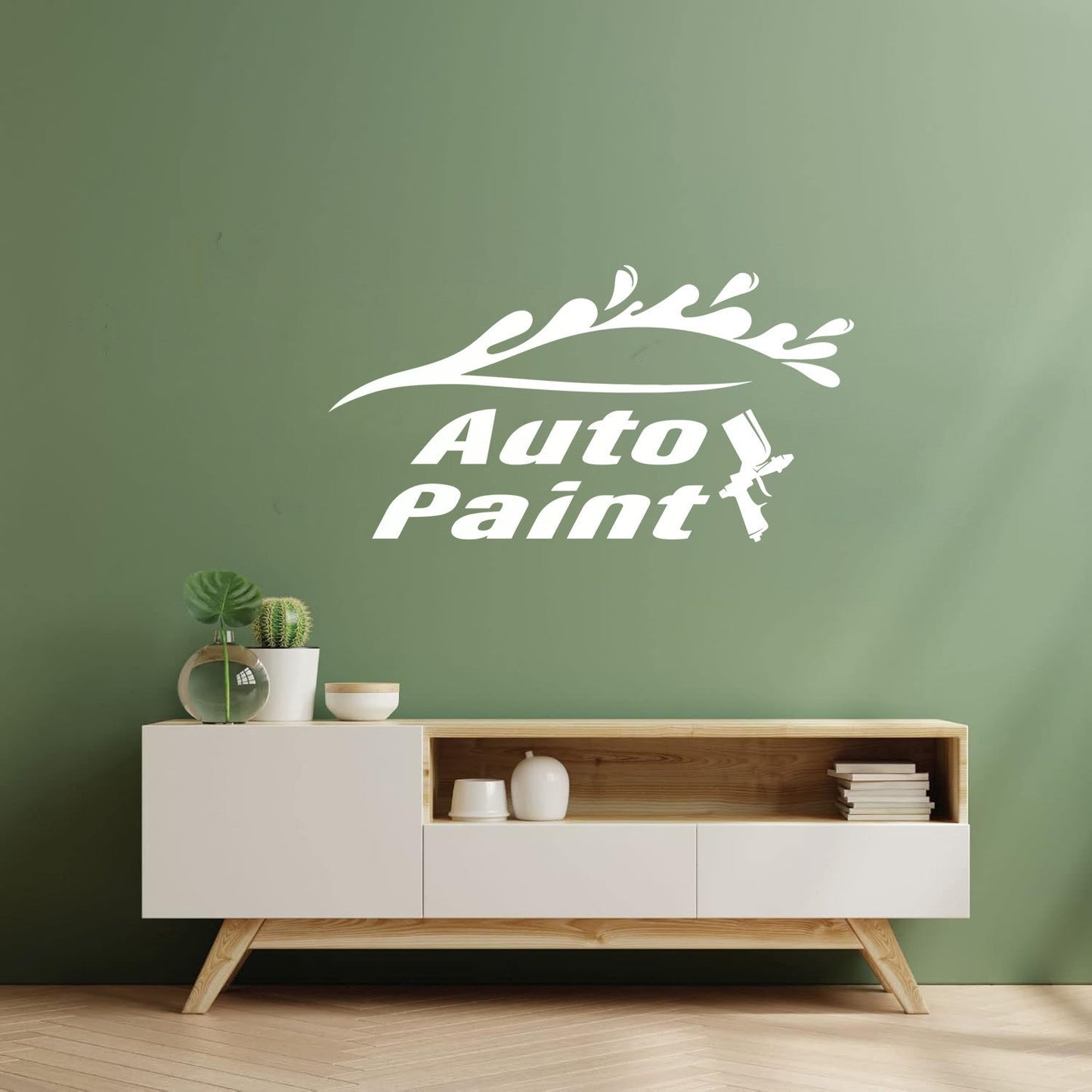 Engraving Decals Garage Auto Paint Service Color Car Glass Stickers