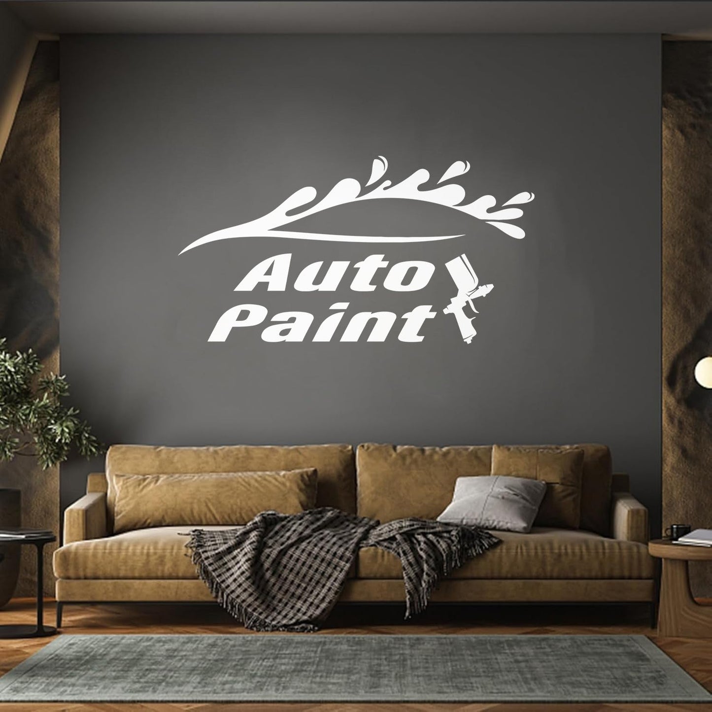 Engraving Decals Garage Auto Paint Service Color Car Glass Stickers