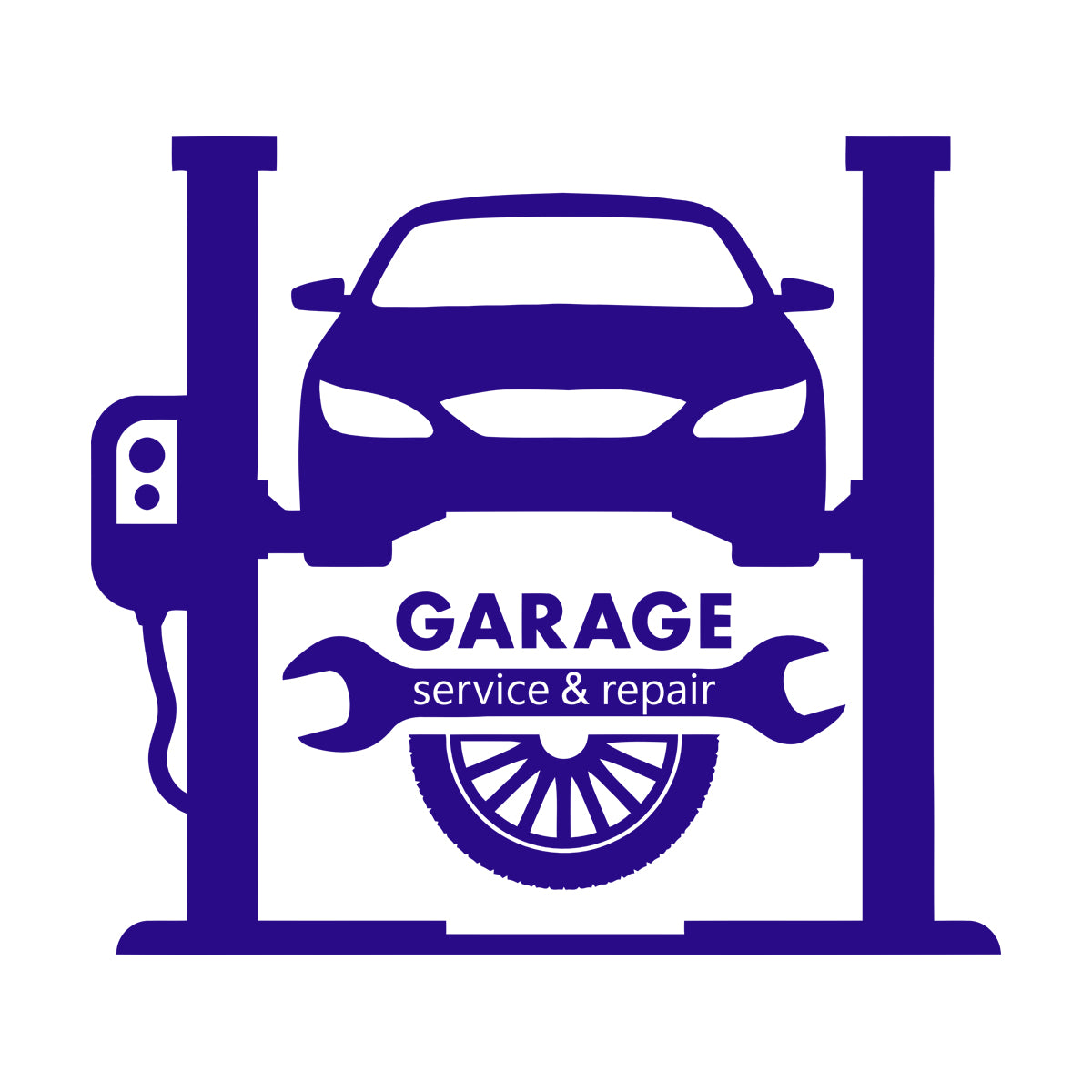 Wall Stickers Paster Paper Garage Auto Service Repair Car Racing Wheel Tattoo Culture