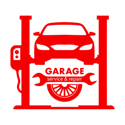 Wall Stickers Paster Paper Garage Auto Service Repair Car Racing Wheel Tattoo Culture