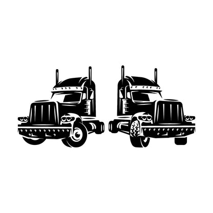 Heavy Equipment Driver Truck Auto Service Garage Wall Decals Paster Paper It Won'T Fall Off