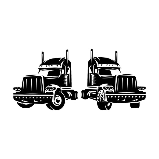 Heavy Equipment Driver Truck Auto Service Garage Wall Decals Paster Paper It Won'T Fall Off