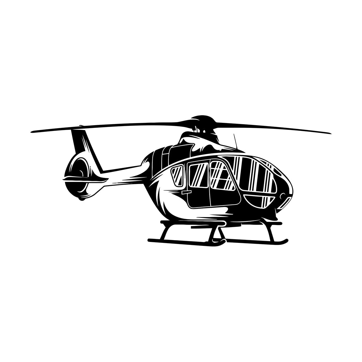 Vinyl Wall Stickers Helicopter Air Boys Kids Aviation Personalized Customization
