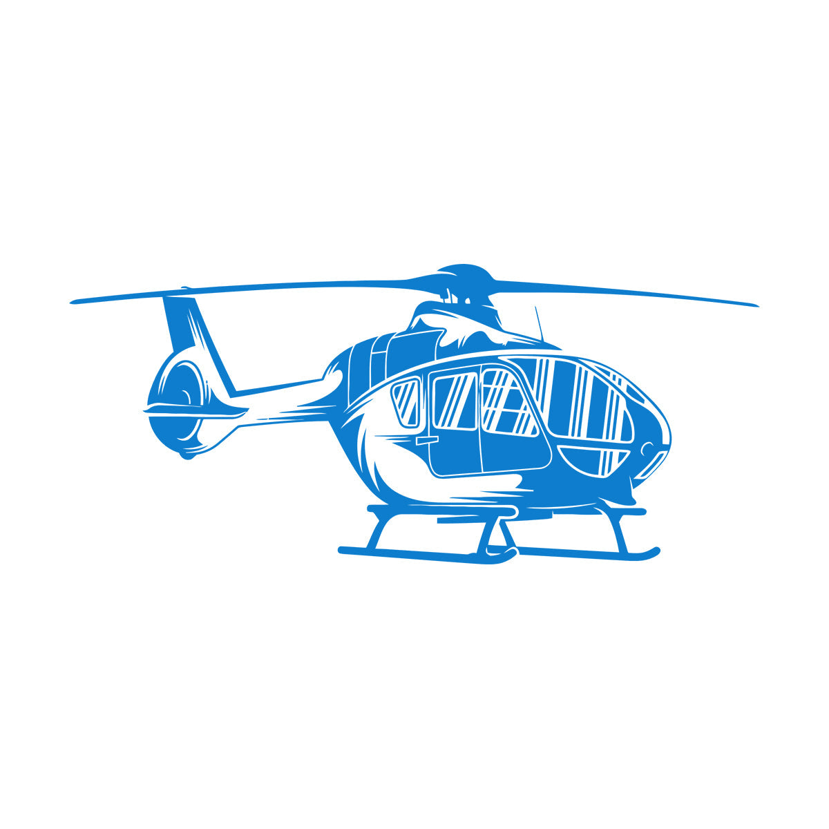 Vinyl Wall Stickers Helicopter Air Boys Kids Aviation Personalized Customization