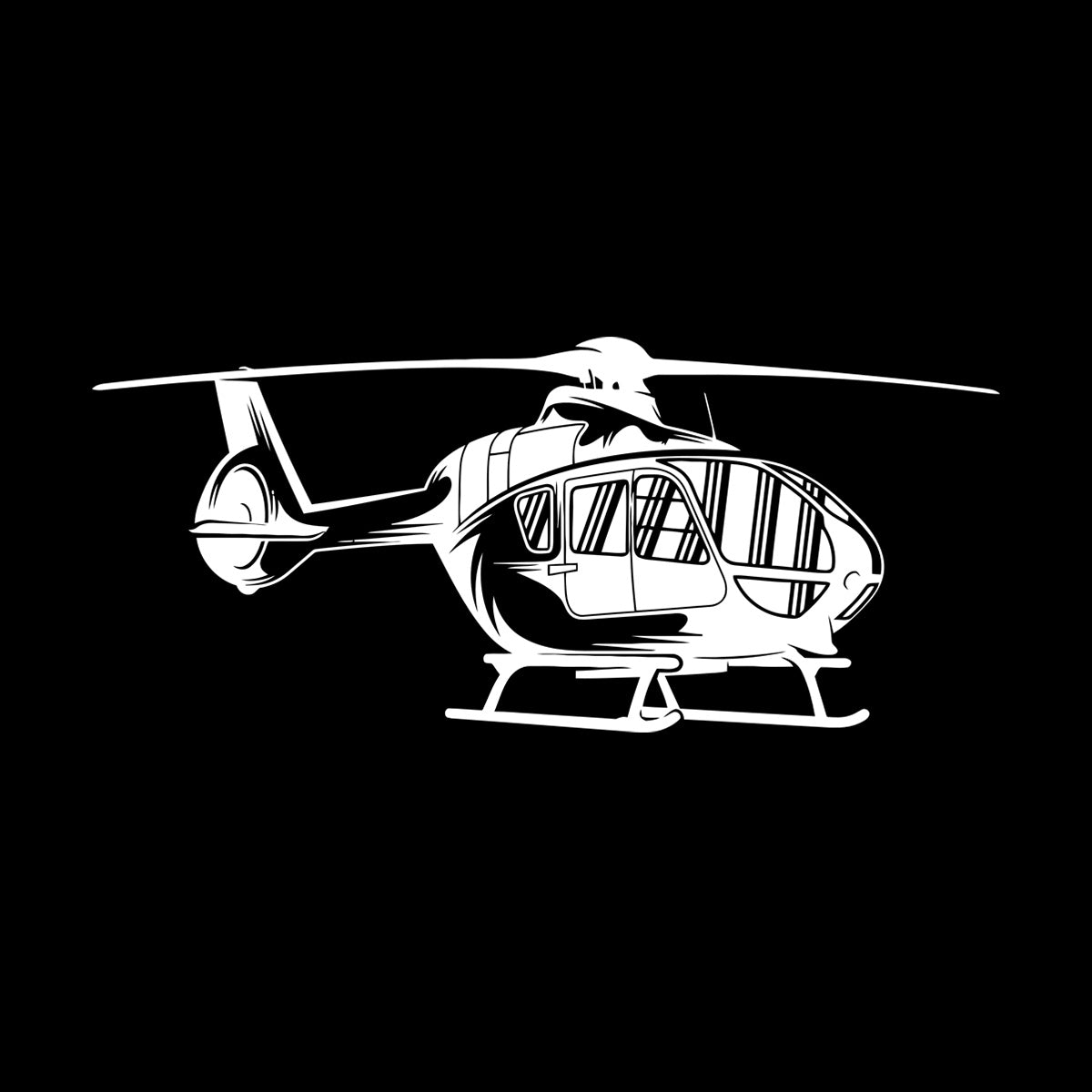 Vinyl Wall Stickers Helicopter Air Boys Kids Aviation Personalized Customization