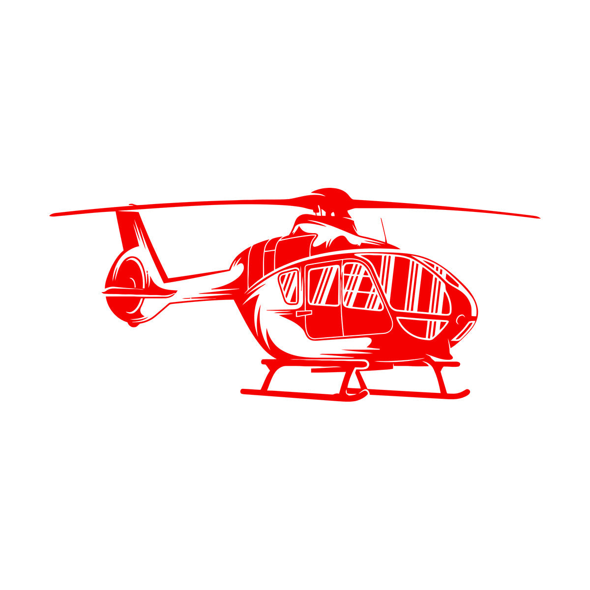 Vinyl Wall Stickers Helicopter Air Boys Kids Aviation Personalized Customization
