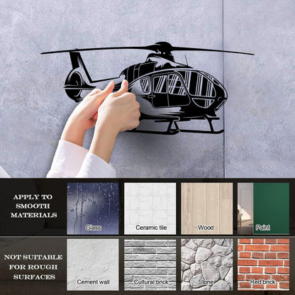Vinyl Wall Stickers Helicopter Air Boys Kids Aviation Personalized Customization