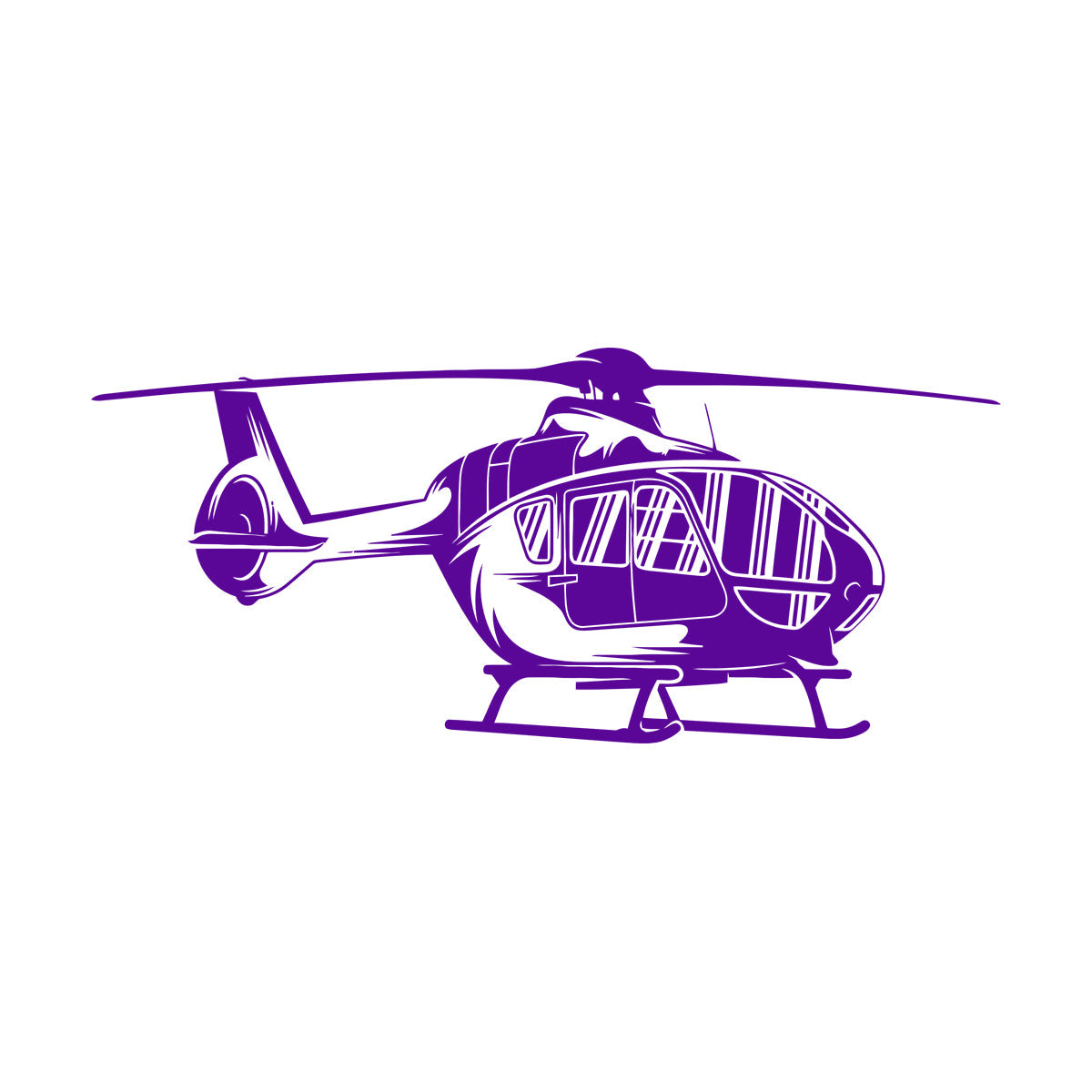 Vinyl Wall Stickers Helicopter Air Boys Kids Aviation Personalized Customization