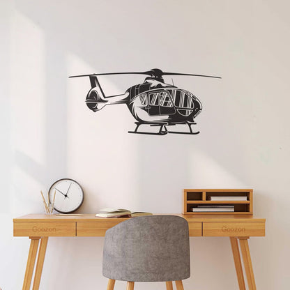 Vinyl Wall Stickers Helicopter Air Boys Kids Aviation Personalized Customization