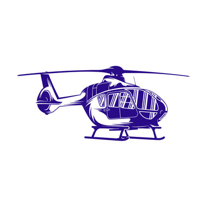 Vinyl Wall Stickers Helicopter Air Boys Kids Aviation Personalized Customization