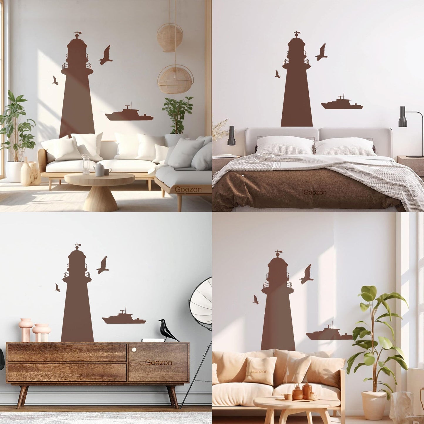 Vinyl Wall Decals Lighthouse Ship Boat Sea Style Naval Police Art Decoration
