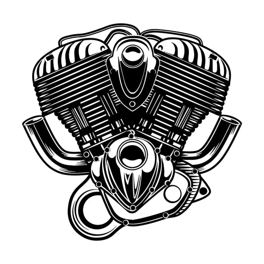 Lettering Stickers Motorcycle Engine Speed Car Service Easy Installation