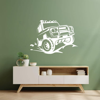 Vinyl Wall Decals Offroader Truck Big Machine Off-Road Vehicles Suv Garage It Won'T Fall Off