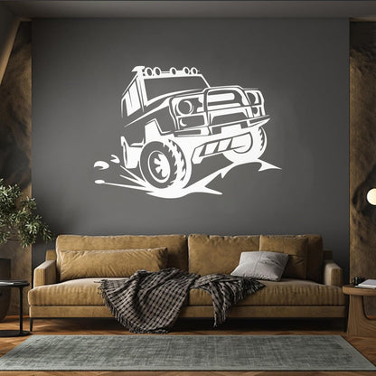 Vinyl Wall Decals Offroader Truck Big Machine Off-Road Vehicles Suv Garage It Won'T Fall Off