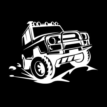 Vinyl Wall Decals Offroader Truck Big Machine Off-Road Vehicles Suv Garage It Won'T Fall Off