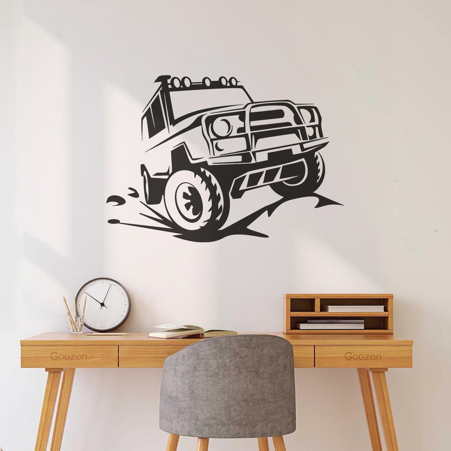 Vinyl Wall Decals Offroader Truck Big Machine Off-Road Vehicles Suv Garage It Won'T Fall Off