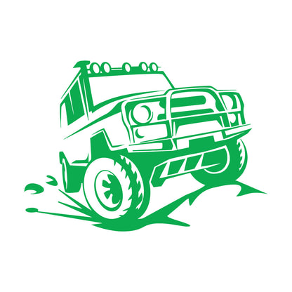 Vinyl Wall Decals Offroader Truck Big Machine Off-Road Vehicles Suv Garage It Won'T Fall Off