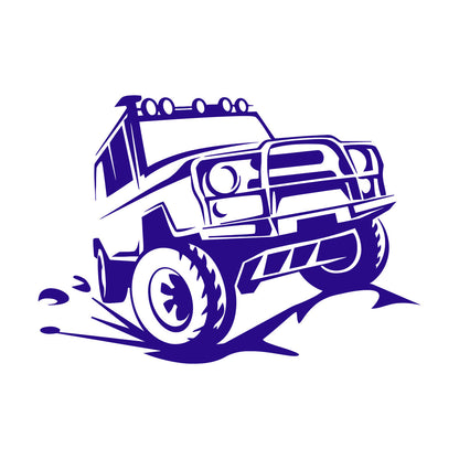 Vinyl Wall Decals Offroader Truck Big Machine Off-Road Vehicles Suv Garage It Won'T Fall Off