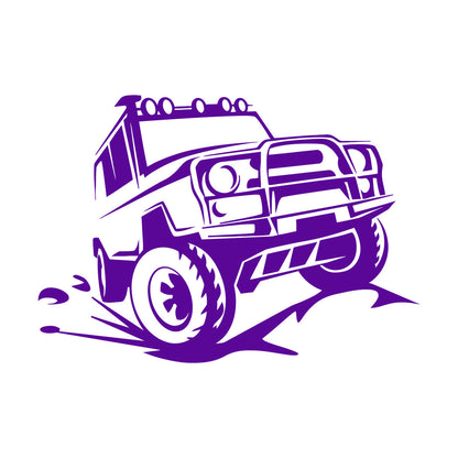 Vinyl Wall Decals Offroader Truck Big Machine Off-Road Vehicles Suv Garage It Won'T Fall Off