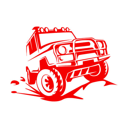 Vinyl Wall Decals Offroader Truck Big Machine Off-Road Vehicles Suv Garage It Won'T Fall Off
