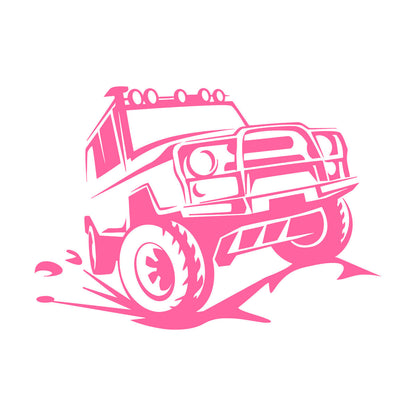 Vinyl Wall Decals Offroader Truck Big Machine Off-Road Vehicles Suv Garage It Won'T Fall Off