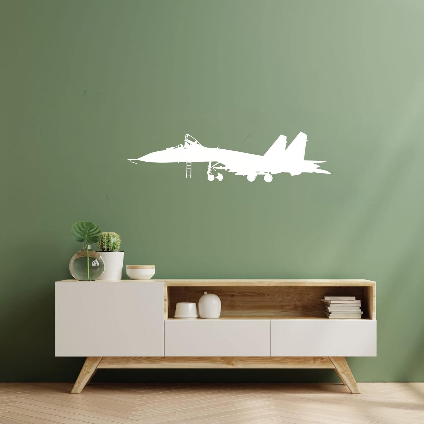 Wall Stickers Paster Paper Plane Garage Airplane Plane Pilot Aviator Art Decoration