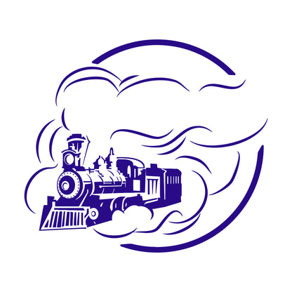 Lettering Decals Railway Steam Train Locomotive Rail Transport Removable Without Leaving Glue