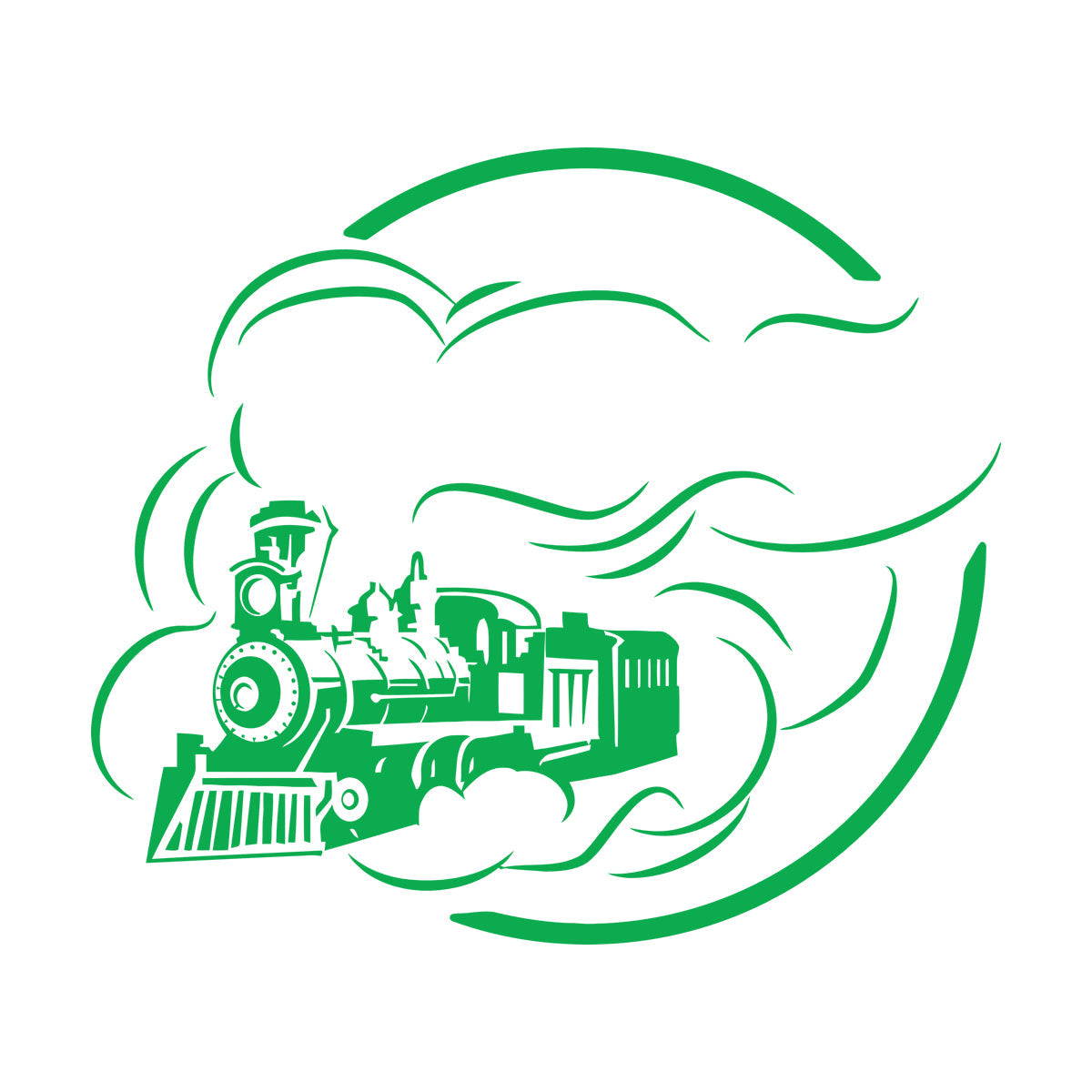 Lettering Decals Railway Steam Train Locomotive Rail Transport Removable Without Leaving Glue