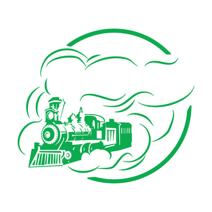 Lettering Decals Railway Steam Train Locomotive Rail Transport Removable Without Leaving Glue