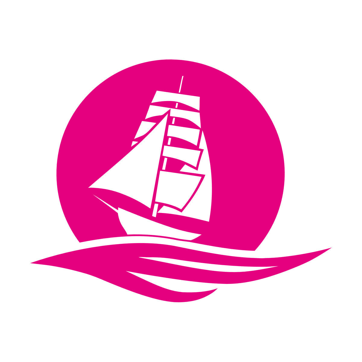 Sea Boat Moon Wave Ocean Marine Wall Stickers Paster Paper It Won'T Fall Off