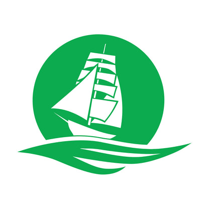 Sea Boat Moon Wave Ocean Marine Wall Stickers Paster Paper It Won'T Fall Off