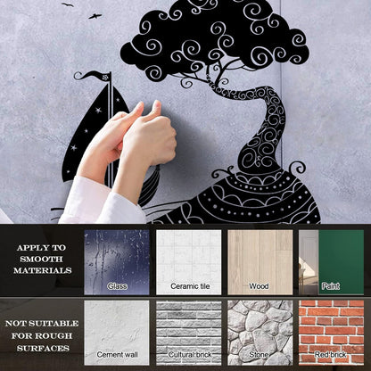 Wall Vinyl Sticker Decor Seascape Sea Ship Boat Nautical Island Personalized Customization