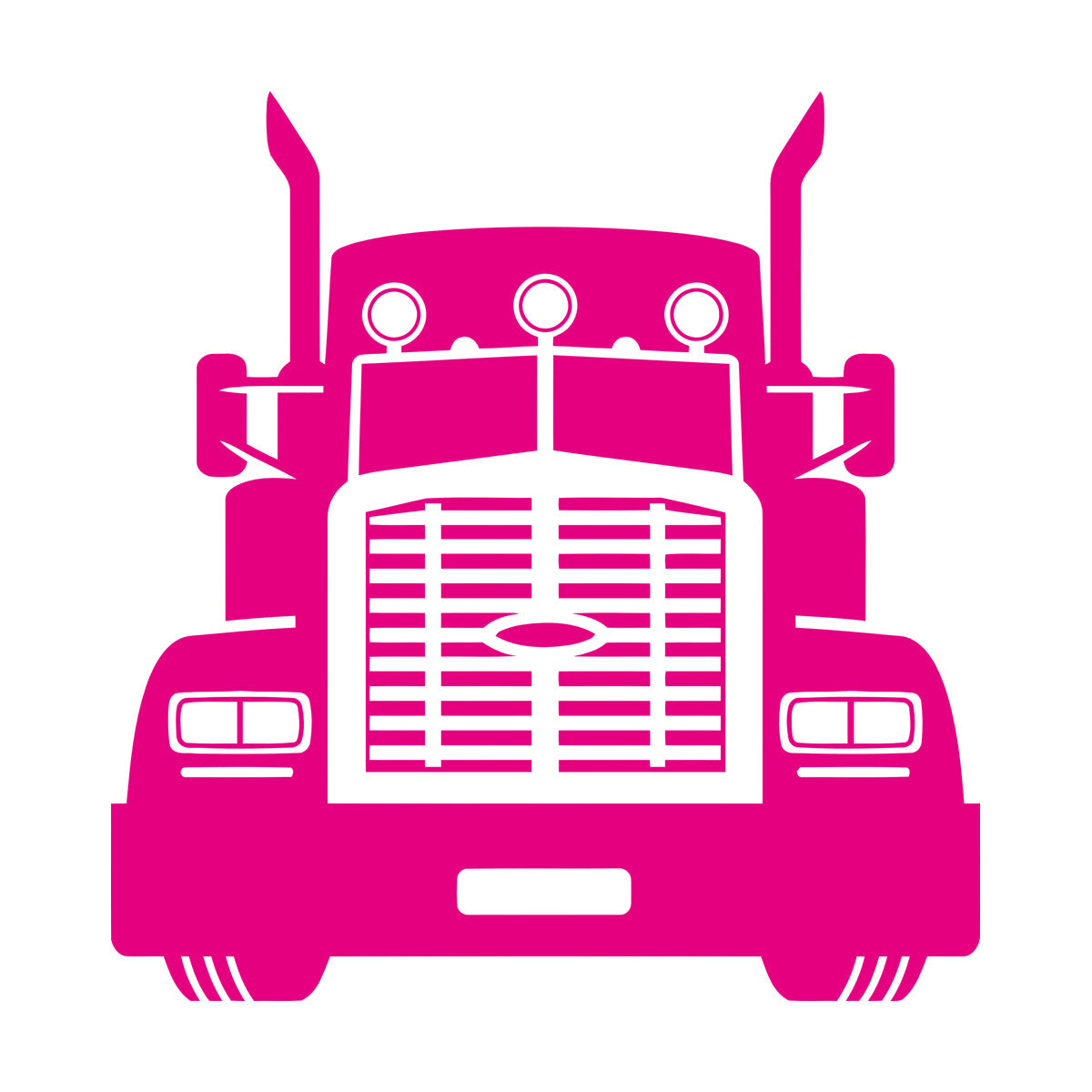 Wall Stickers Semi Trailer Truck Car Garage Home Art Decoration